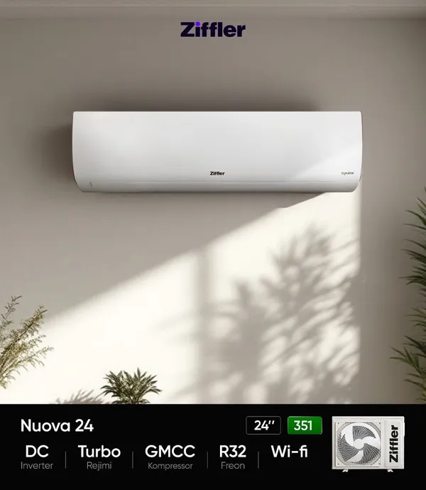 Ziffler Nuova 24 V DC Inverter — kondisionerlər