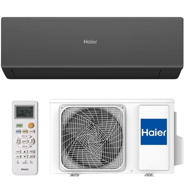 Haier HSU-09HEURC(B)-IDU/HSU-09HERRC(B)-ODU Black — kondisionerlər