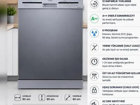 SHARP QW-MB612-SS3 qabyuyan — qabyuyan maşınlar