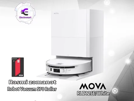 MOVA Robot Vacuum S70 Roller White EUA (RLZ12SE/White) — пылесосы