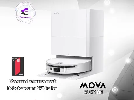 MOVA Robot Vacuum S70 Pro Roller White EUA (RLZ11HE) — пылесосы
