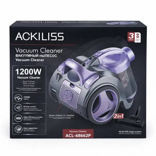 Ackiliss ACL-68662P 1200W — пылесосы