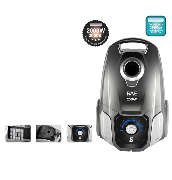 RAF R.8-67900, 2000W, 4.0L, HEPA filtr, tsiklon texnologiyası — tozsoranlar
