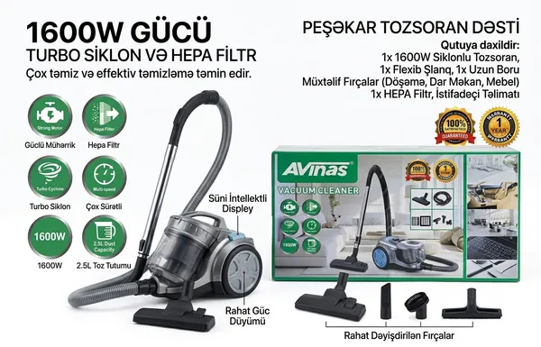 Avinas 1600W — пылесосы