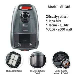 Silver Power97, 2600 Vt, 1.5 l