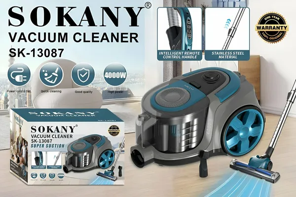 Sokany SK-13087, 4000 W, quru təmizləmə üçün, toz konteyneri, 3.5 l — tozsoranlar