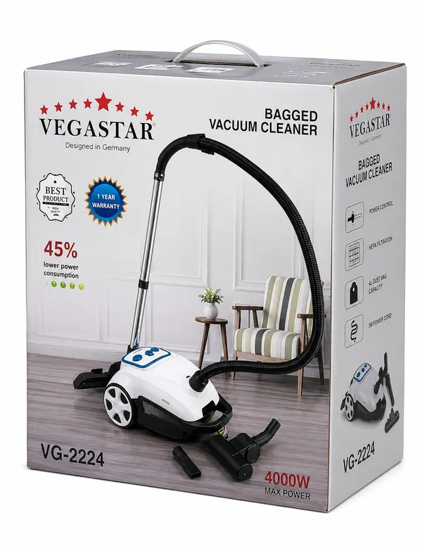 VegaStar VG-2224 4000 W quru 2 l torbalı — tozsoranlar