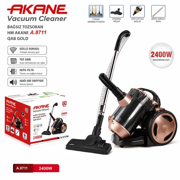 Akane 2400 W quru 1.5 l — tozsoranlar