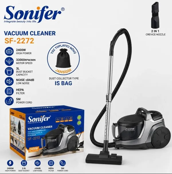 Sonifer SF-2272 2400 W quru 3 l torbalı — пылесосы