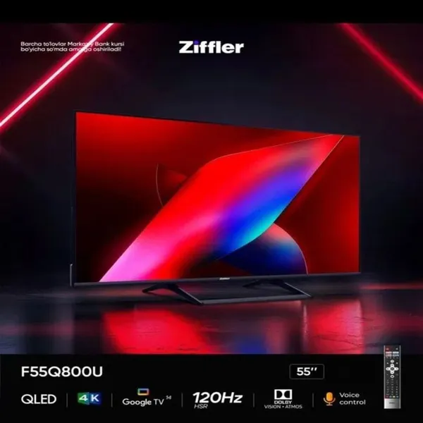 Ziffler F55Q800U - F55Q800U — televizorlar