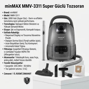 MinMax MMV-3311, 3200 Vt, konteyner, 3.5 L
