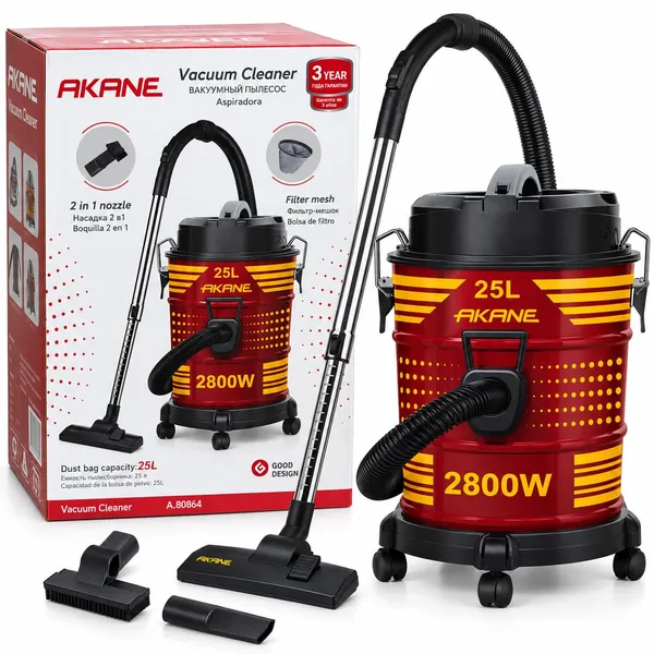 Akane A.80864 2800 W torbalı 25 l 400 W — tozsoranlar