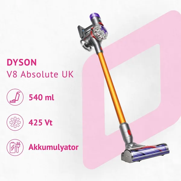 Vertikal tozsoran Dyson V8 Absolute UK — tozsoranlar