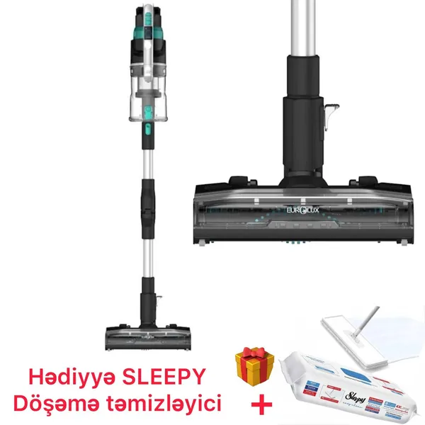 Vertikal tozsoran Eurolux BB-000767 + döşəmə təmizləyici salfet hədiyyə — пылесосы