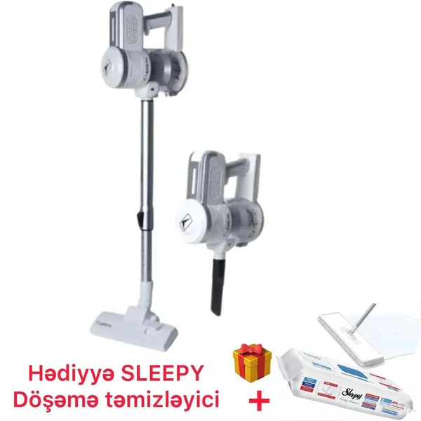 Vertikal tozsoran Lexical BB-001419 + Sleepy döşəmə təmizzləyici — tozsoranlar