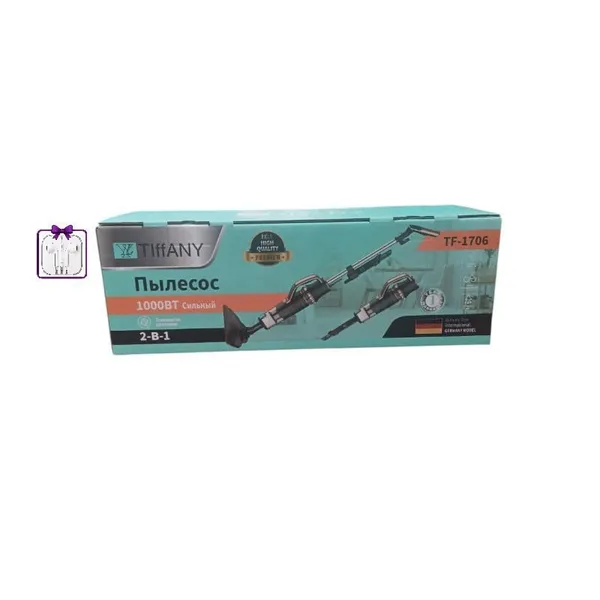 Tiffany TF-1706, 1000W, 2 başlıqlı, qulaqcıq hədiyyə - Anar61 — tozsoranlar