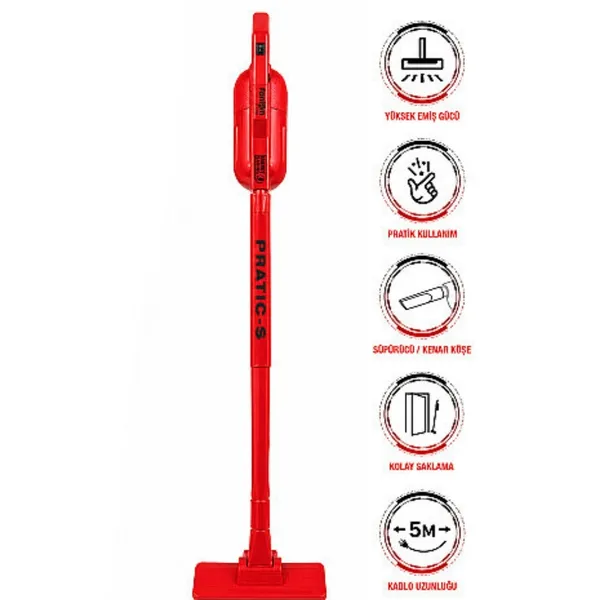 Vertikal tozsoran Fantom Pratik ON.1200 500W Red — tozsoranlar