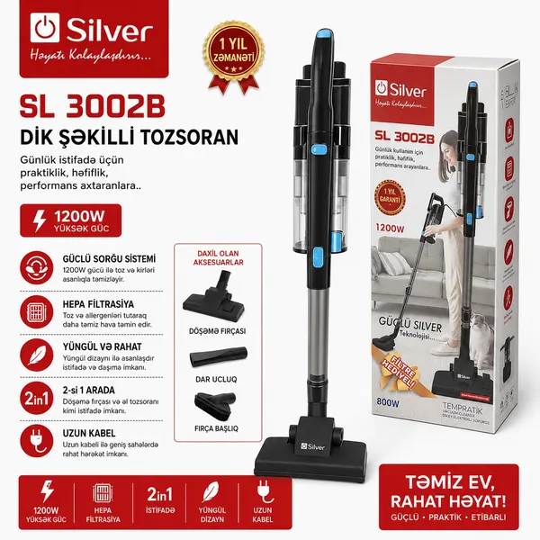 Vertikal tozsoran Silver SL 3002B — tozsoranlar