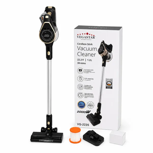 Vertikal simsiz tozsoran VegaStar VG-2235 — tozsoranlar