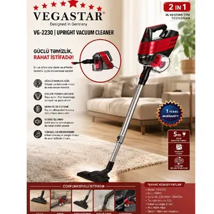 Vertikal tozsoran VegaStar 2230 2-in-1 220 W quru qırmızı-qara