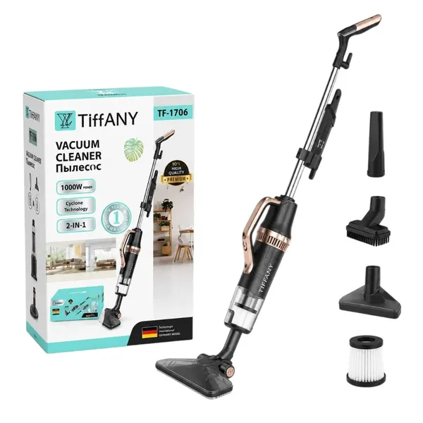 Vertikal tozsoran Tiffany TF-1706 TT-93 quru 1000 W qara — tozsoranlar