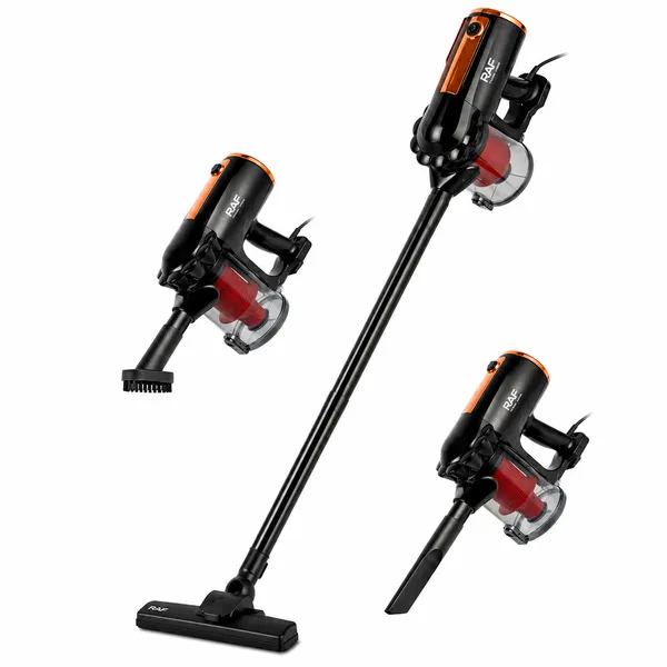 Vertikal tozsoran RAF R.8672 3-in-1 quru 600 W qara — tozsoranlar