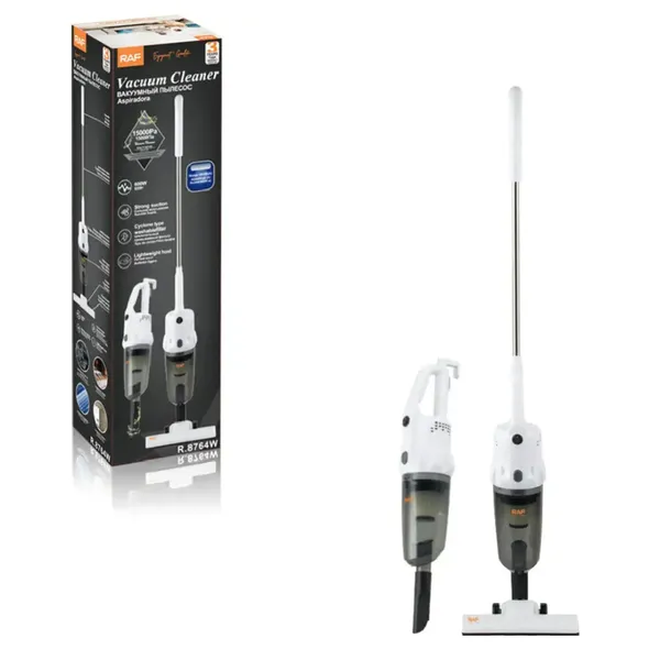 Vertikal tozsoran RAF R.8764W 600 W quru ağ-qara — tozsoranlar