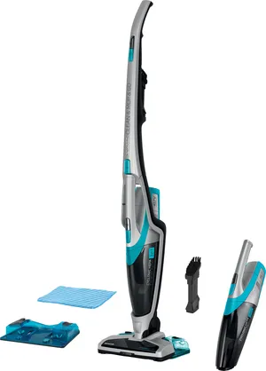 Vertikal tozsoran Sencor SVC0740BL, Simsiz, Quru, Nəm, Gümüşü, Mavi, 500 ml