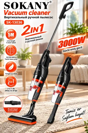 Vertical tozsoran Sokany SK-13036, Simli, Quru, Qara, Qırmızı, 130 ml