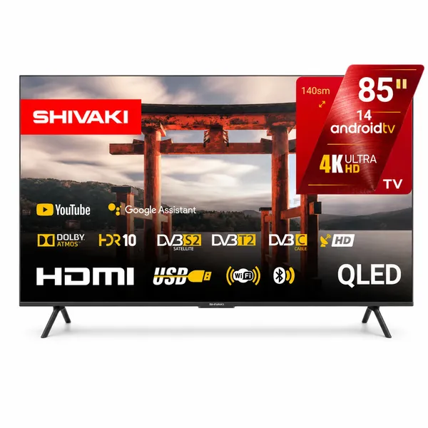 Shivaki S85MQ9700 85 düym 4K HDR Smart TV QLED — televizorlar