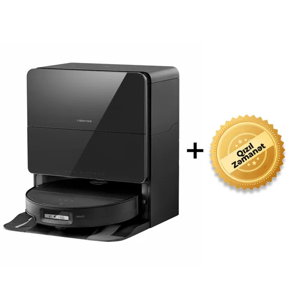 Robot-tozsoran Roborock S9 MaxV Ultra Black+Qızıl Zəmanət - S90VER_gold — tozsoranlar