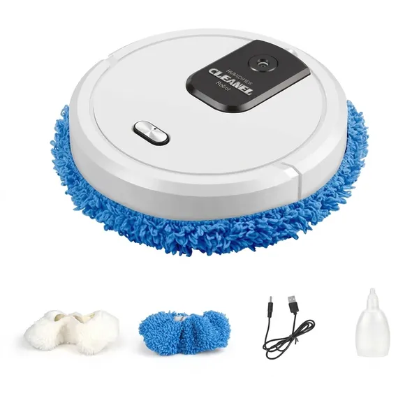Döşəmə təmizləmə robotu Cleanel Ağ — tozsoranlar