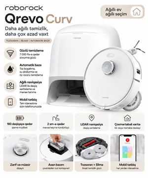 Robot-tozsoran Roborock Qrevo Curv Pro