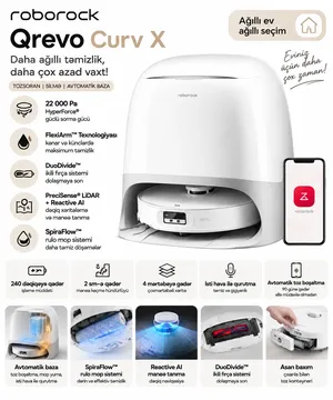Robot-tozsoran Roborock Qrevo Curv X Pro