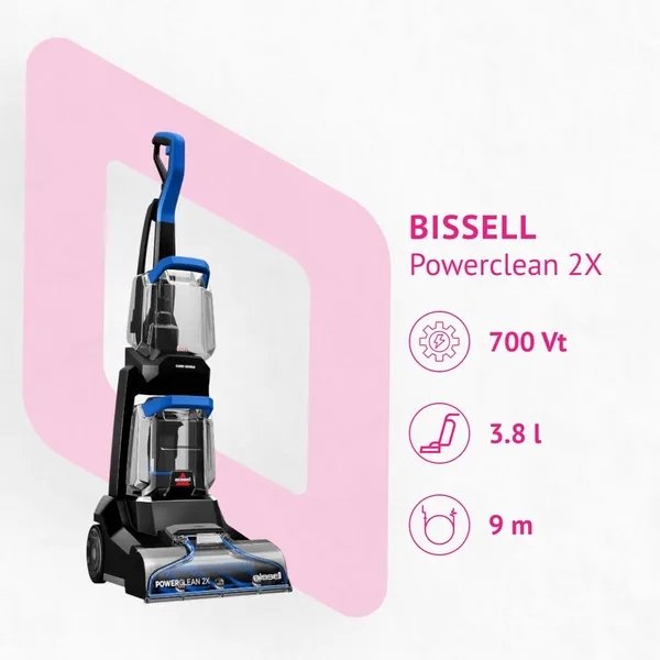 Yuyucu tozsoran Bissell Machines-Powerclean 2X-3878K-DS — tozsoranlar