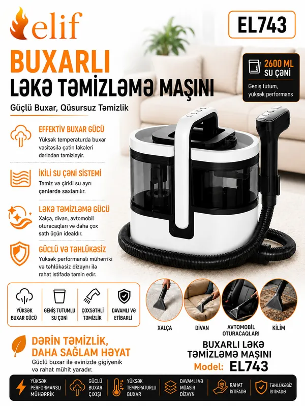 Yuyucu tozsoran Elif BM 95959500 — пылесосы