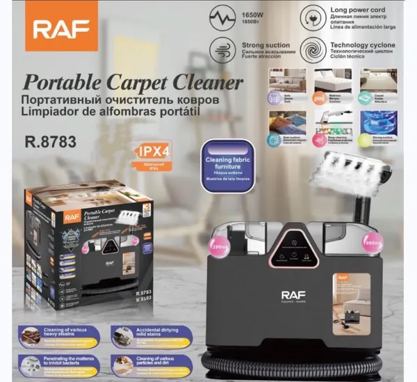 Yuyucu tozsoran RAF R.8783 Buxar ilə 900 Vt Akvafiltr 1.5 l — tozsoranlar