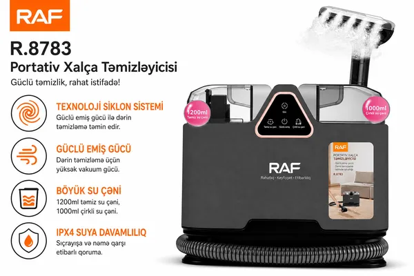 Yuyucu tozsoran RAF 1650 W 1.2 l — tozsoranlar