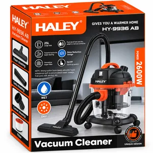 Sənaye tozsoranı Haley, HY-9936 AB, Quru, Nəm, 25 L, Qara, 2600 Vt
