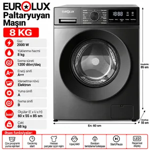 Eurolux, Qara, 6 kq, 1000 dövr/dəq
