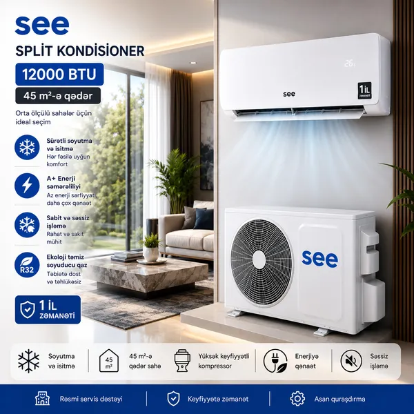 SEE 12000 BTU/saat, ağ — кондиционеры