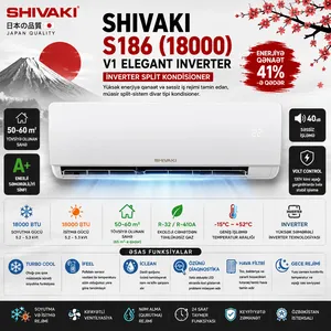 Shivaki S186, split-sistem, 18000 BTU/saat, inverter, ağ
