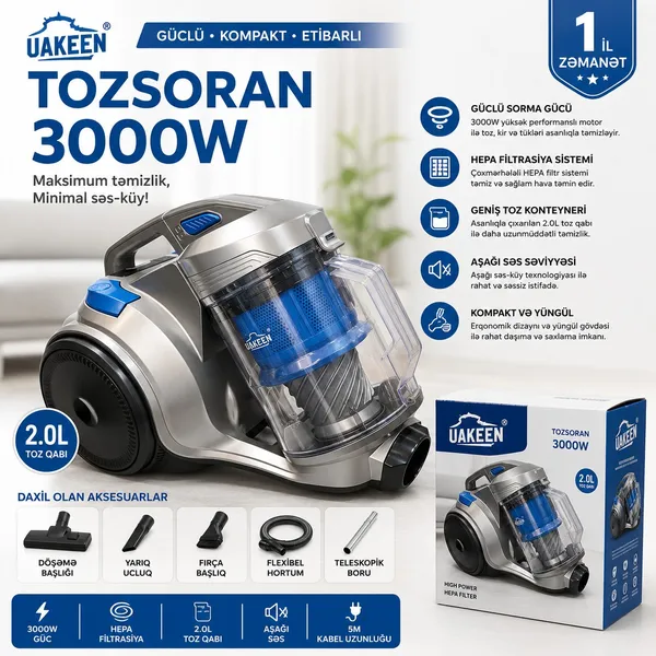 Uakeen 3000 Vt — tozsoranlar