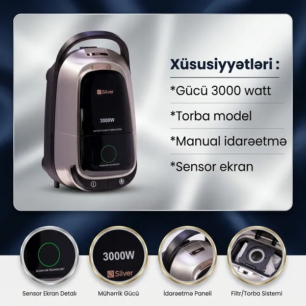 Silver sl06, 3000 Vt, 2.8 l — tozsoranlar